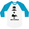 nuke the whales 3/4 Sleeve Shirt