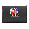 vote for pizza Accessory Pouches