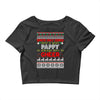 Santa Only Comes Once A Year Pappy Is Always Here To Cheer Crop Top