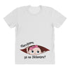 December Peeking Out Baby Girl in Spanish All Over Women's T-shirt
