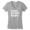 cool story bro Women's V-Neck T-Shirt