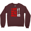 got skills on the grills apron Crewneck Sweatshirt