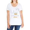 no suggestions please Ladies Curvy T-Shirt