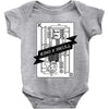 king and skull Baby Onesie