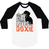 This Girl Loves Her Doxie 3/4 Sleeve Shirt