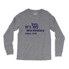 june 6 birthbay Long Sleeve Shirts