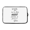 Silence (f94) Laptop sleeve