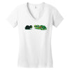 tortoise caught Women's V-Neck T-Shirt