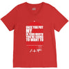 once you stick my meat in your mouth you're going to want to swallow g V-Neck Tee