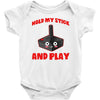 gaming hold and play Baby Bodysuit