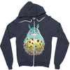 totoro forest Zipper Hoodie