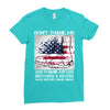 Veteran Don't Thank Me Thank My Brothers &amp; Sister Ladies Fitted T-Shirt