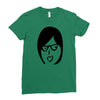 crazy girl Ladies Fitted T-Shirt