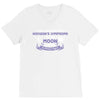 I Love Someone with Hodgkin's Cancer to The Moon and Back to Infinity V-Neck Tee