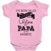 i ve been called a lot of names in my lifetime but papa is my favorite Baby Bodysuit
