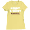 nerdy shirt Ladies Fitted T-Shirt
