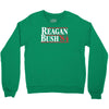 reagan bush '84 80's retro political party Crewneck Sweatshirt