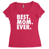 best. mom. ever Women's Triblend Scoop T-shirt