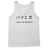 i ate sum pi t shirt s m l xl 2xl 3xl funny nerdy geeky college awesom Tank Top