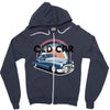 Old Car Zipper Hoodie