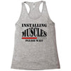 installing muscles Racerback Tank