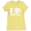 i love m&ouml;pse funny Ladies Fitted T-Shirt