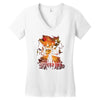 the hunter Women's V-Neck T-Shirt