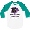rick gastly 3/4 Sleeve Shirt