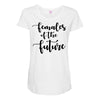 females of the future Maternity Scoop Neck T-shirt