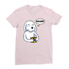 smart dog Ladies Fitted T-Shirt