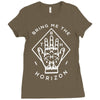 bring me the horizon diamond hand Ladies Fitted T-Shirt