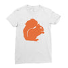 squirrel Ladies Fitted T-Shirt