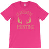 i'd rather be hunting deer antlers ammo hunt gear merica cool T-Shirt