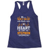 There's This Boy Who Stole My Heart He Calls Me Stepmom Racerback Tank
