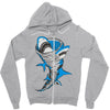 shark tornado Zipper Hoodie