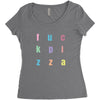 fuck pizza Women's Triblend Scoop T-shirt