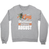 Halloween Kings Are Born In August Crewneck Sweatshirt