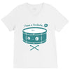 pounding away V-Neck Tee