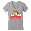 bad dog 3 Women's V-Neck T-Shirt