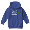 holly jolly christmas Youth Hoodie