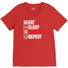 eat sleep manchester V-Neck Tee