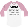 staching through the snow 3/4 Sleeve Shirt