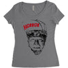 horror werewolf Women's Triblend Scoop T-shirt