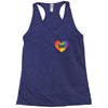 Rainbow Equality Heart Racerback Tank