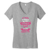 My Mom Is Totally My Most Favorite Girl Women's V-Neck T-Shirt