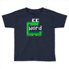 word muncher Toddler T-shirt