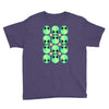 sad alien and daisy nineties grunge pattern Youth Tee