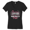 The Only Thing Tougher Than An Arborist Is An Arborist's Wife Women's V-Neck T-Shirt