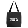 Normal People Scare Me Tote Bags