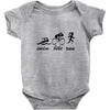 swim bike and run Baby Bodysuit